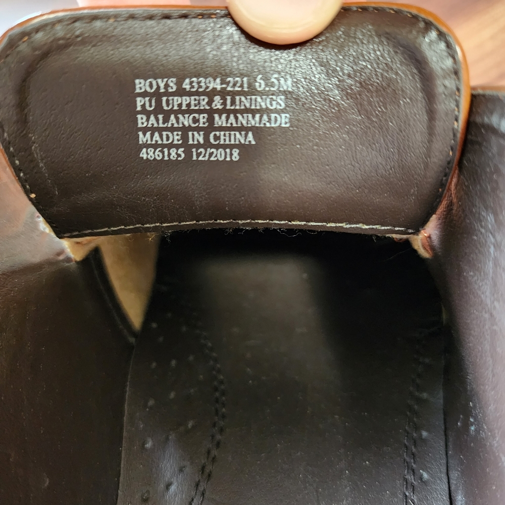 Stacy Adams Brown Dress Shoes with Velcro Strap - Picture 6 of 11